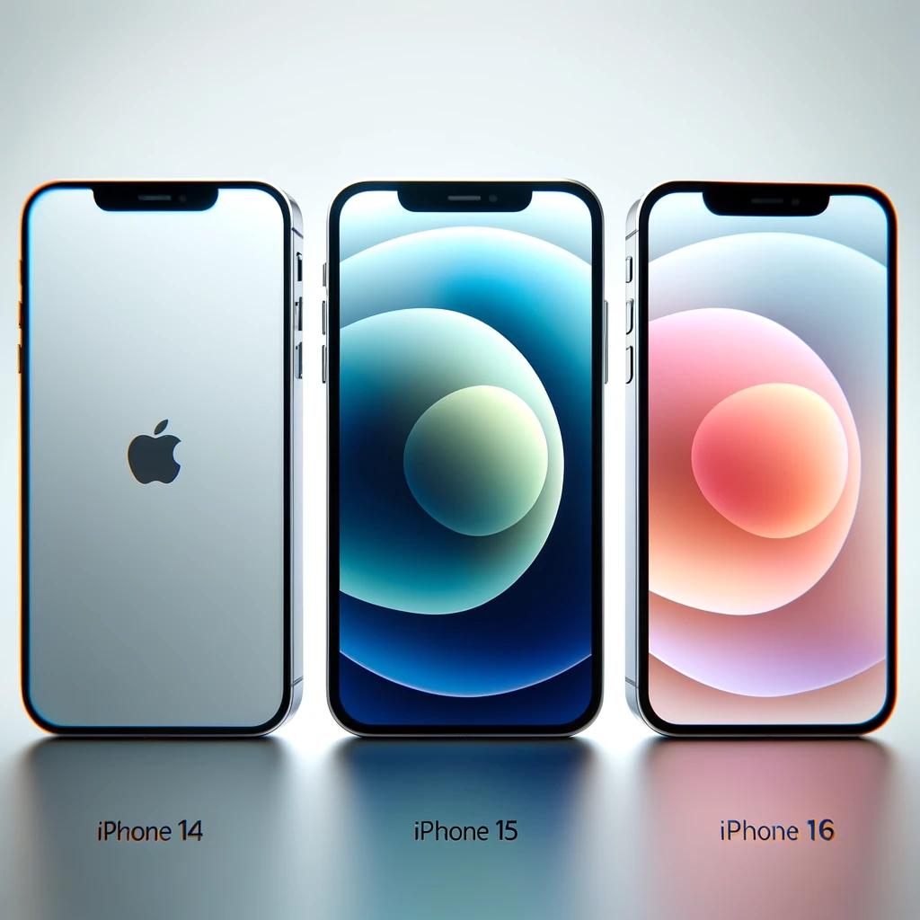 iPhone 14 vs iPhone 15 vs iPhone 16